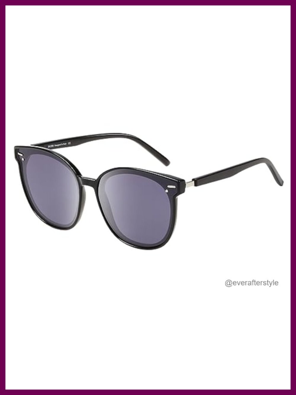 Retro Round Polarized Sunglasses Oversized Vintage UV Protection Driving